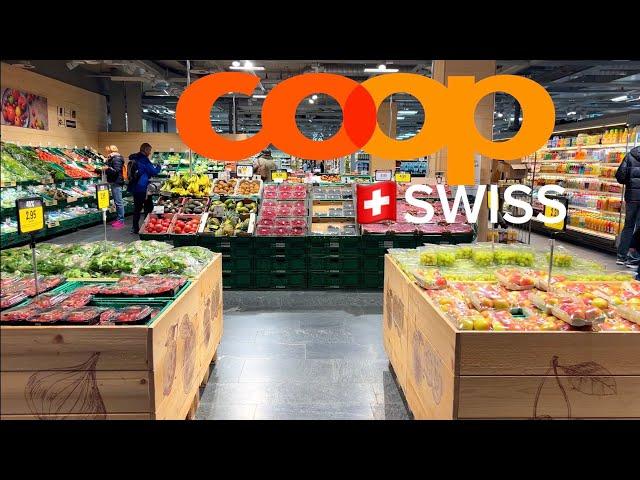 Swiss COOP Food Prices in Switzerland Shopping