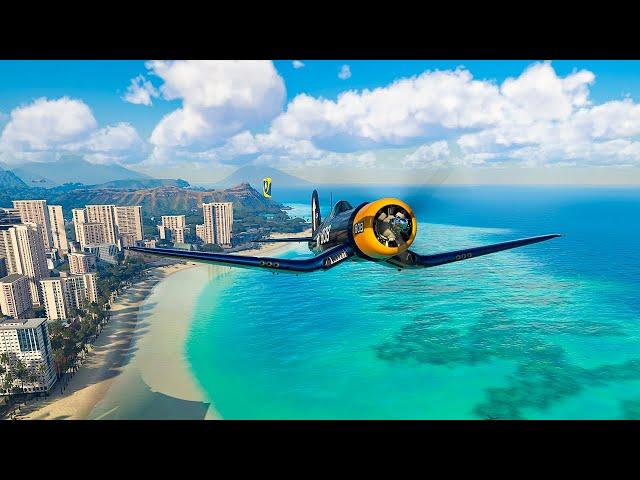 Exploring Hawaii with a Plane - The Crew Motorfest (4K)