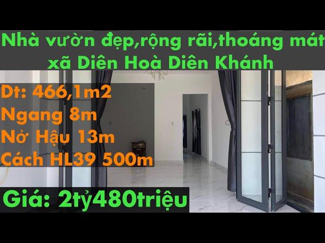 Bán nhà vườn xã Diên Hòa Diên Khánh, Đất vườn Diên Hòa Diên Khánh | Nhà đất Nha Trang Khánh Hoà