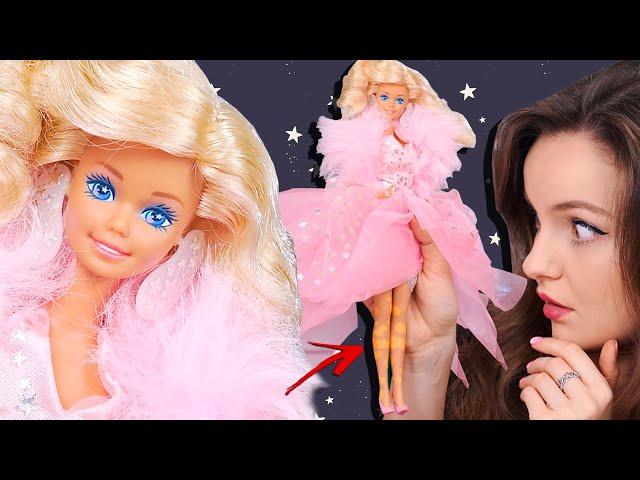 Кукле 32 года! Ее ноги меня пугают… Обзор и распаковка Barbie SuperStar 1988