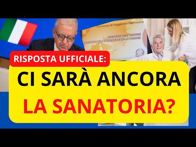  UFFICIALE:  NESSUNA SANATORIA, MA DECRETO FLUSSI FATTO BENE E PERMESSI DI SOGGIORNO CONTATI.