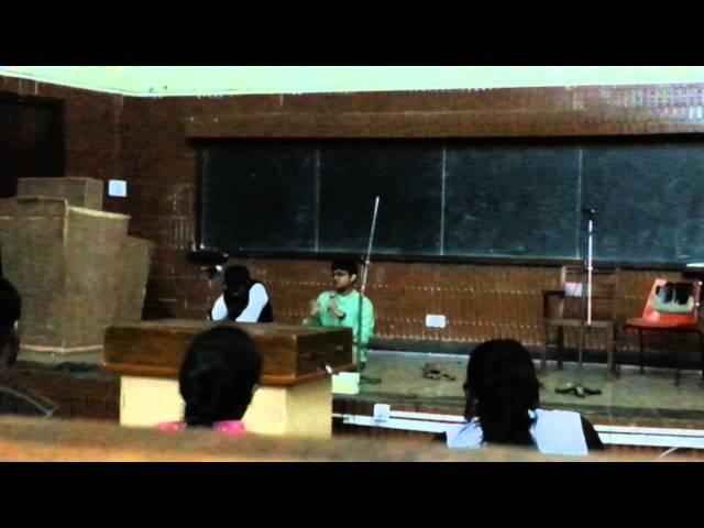 Performance by Siddharth Tyagi - IIT Kharagpur Inter-Hall Eastern Vocals, 14th Jan 2014