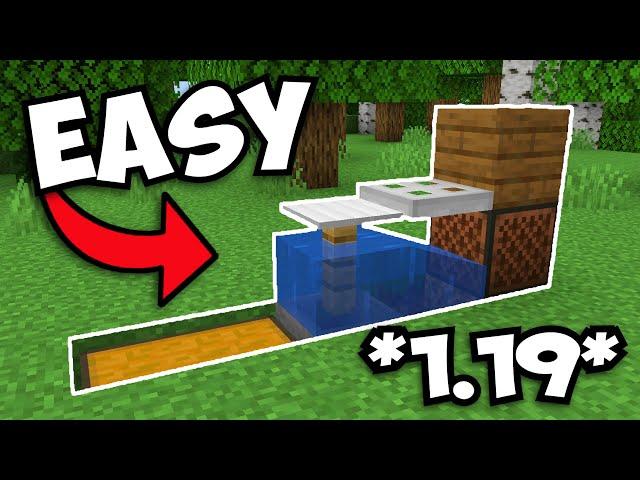 Minecraft's Easiest AFK Fish Farm | 1.19+