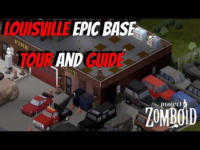 Project Zomboid: Epic Louisville Solo Base Tour & Guide