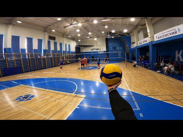 Volleyball first person in St. Petersburg with top Russian bloggers at the Russian Cup Final (POV)