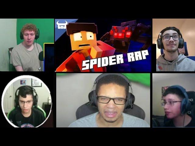 MINECRAFT SPIDER RAP | "Bull Is The Spider" | Dan Bull Animated Music Video | Reaction Mashup #249