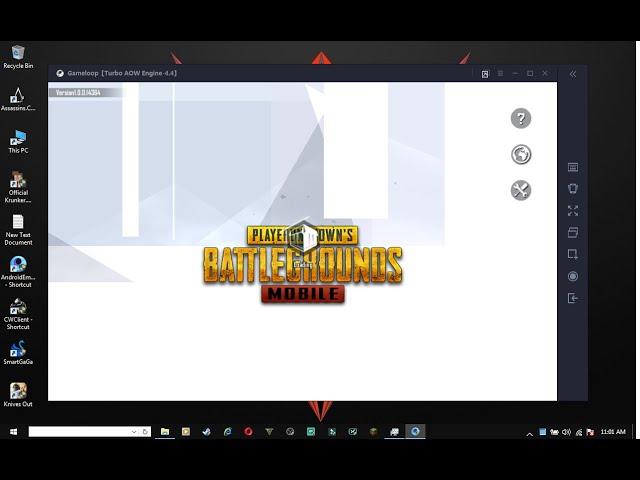 Gameloop Pubg mobile black and white screen fix