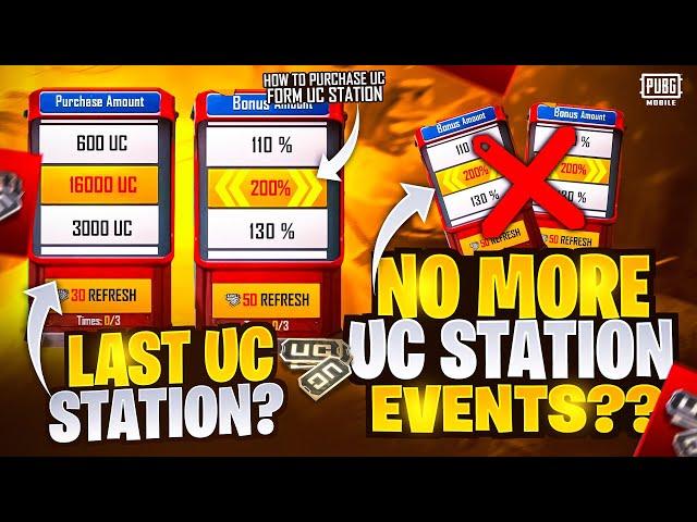 Last UC Station? No More Events| How Get Extra UC From UC Station |Biggest Event In PUBGM