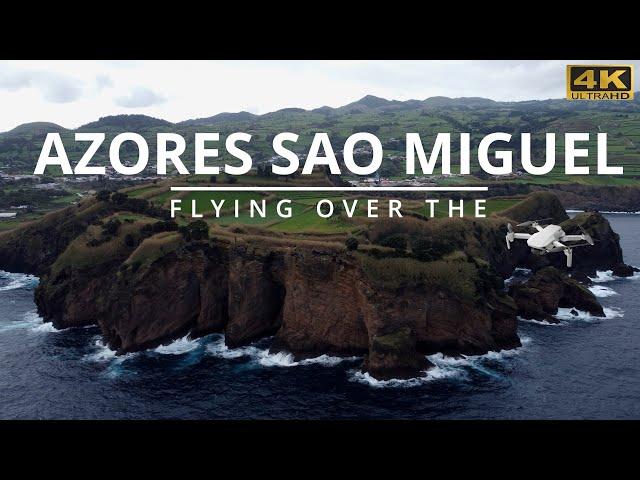 FLYING OVER THE AZORES (PORTUGAL)  Amazing Places  4K