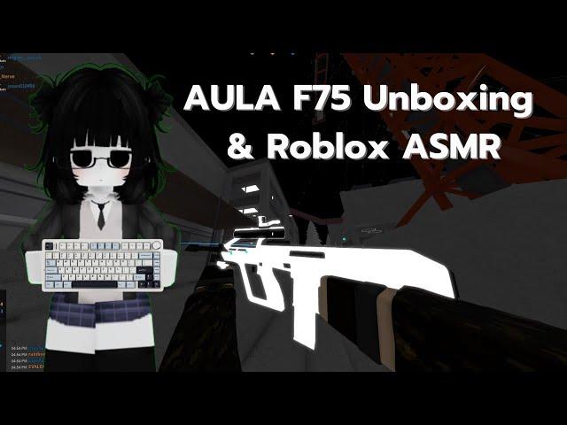 Unboxing New Keyboard (AULA F75) & Roblox ASMR