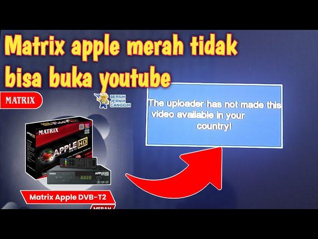 Cara mengatasi STB matrix apple tidak bisa buka youtube || Upgrade SW STB Matrix Apple