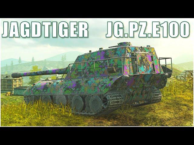 Jg.Pz.E100 & Jagdtiger ● WoT Blitz