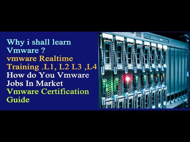 Learn vMWARE From Scratch | Vmware  Admin L1, L2,L3 L4 , Level Training | shall i learn Vmware 2024?