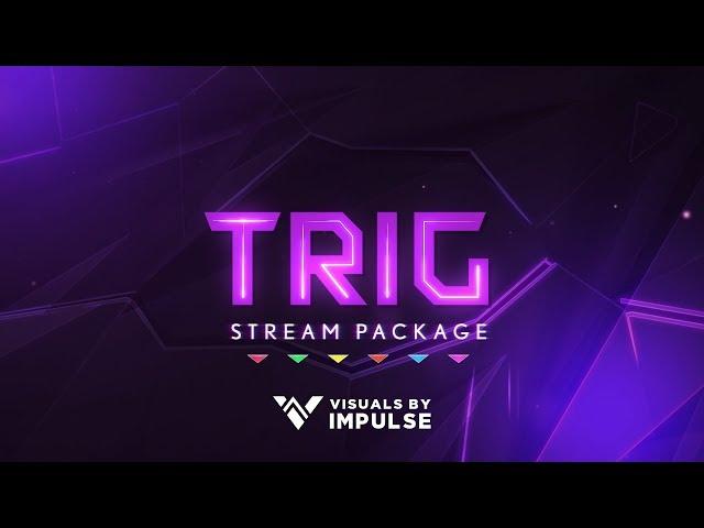 Trig • Animated Twitch Design • Overlays & Templates