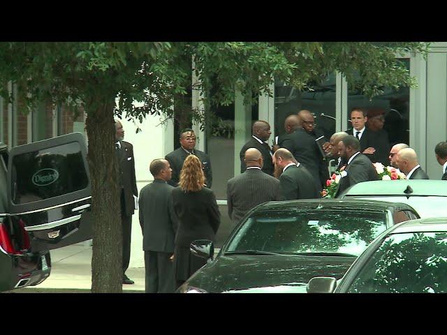 Funeral service for Cedric Benson