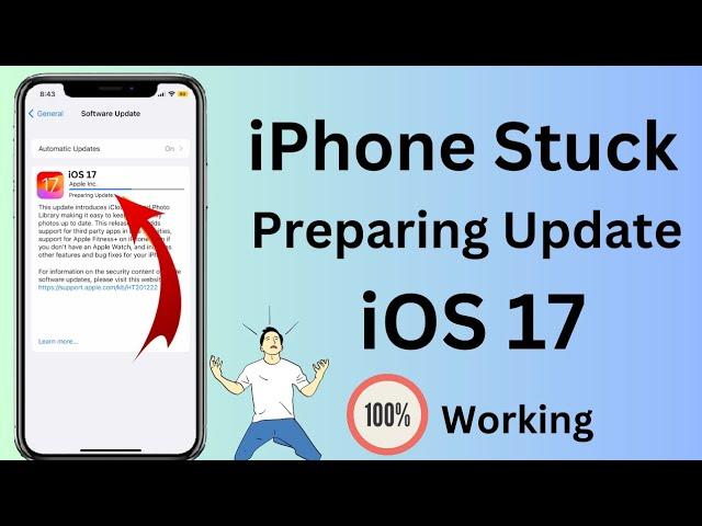 iOS 17 Stuck on Preparing Update | How to Fix iPhone Stuck on Preparing Update | iOS 17