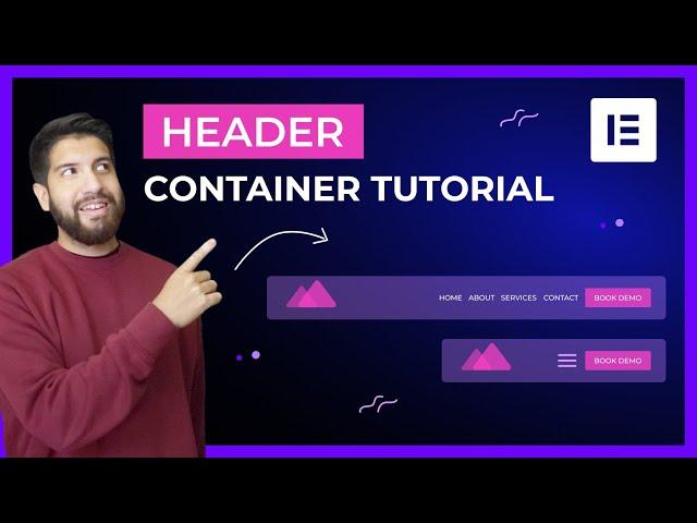 Elementor Pro Header Container Tutorial | Use Flex Box Like A Pro