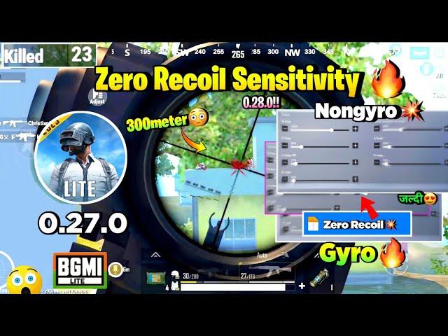 Pubg Lite Zero Recoil Sensitivity Settings Full Guide 2024 | Pubg Lite Best Sensitivity 2024 