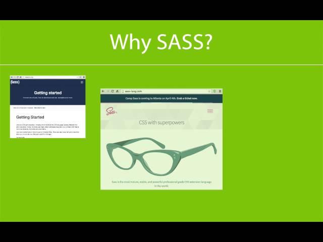 100. Why we're using SASS instead of LESS and Stylus