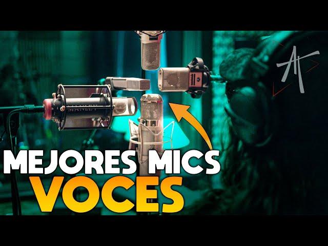 Los 5 Mejores MICRÓFONOS para grabar VOCES | Audio Demo