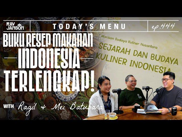 #444 BUKU RESEP MAKANAN INDONESIA TERLENGKAP!  WITH RAGIL & MEI BATUBARA | RAY JANSON RADIO