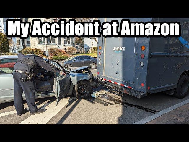 My First Car Accident While Delivery Packages