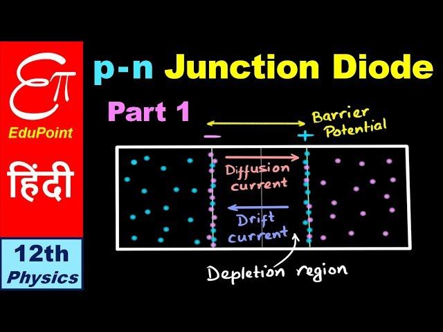 p-n Junction Diode (Part 1) || Depletion Region | Barrier Potential | Semiconductor - 08 || in HINDI