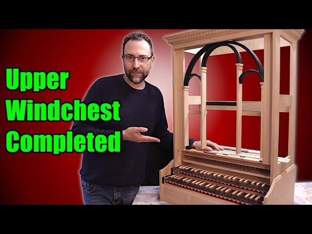 Second windchest - Renaissance Positive Pipe Organ Building