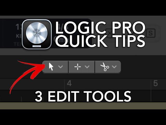 Logic Pro Quick Tip - 3 Edit Tools!