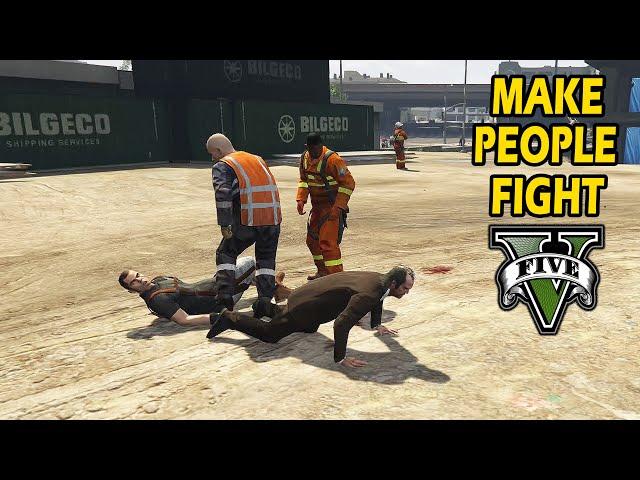 Make NPC Fight Each Other - GTA V