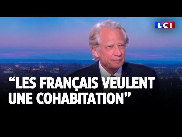 Dominique de Villepin invité de LCI : "les Français veulent une cohabitation"