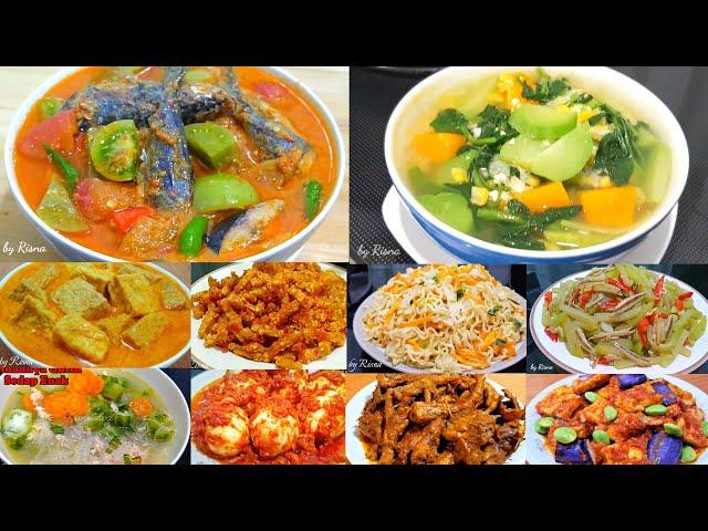 10 Resep Masakan Harian Sederhana Semua Enak Dan Mudah Buatnya || menu harian