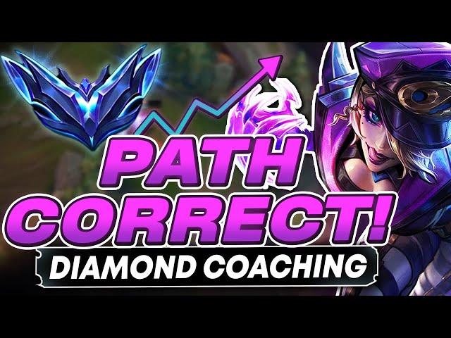 FIX MACRO AND PATHING TO GET OUT OF DIAMOND! | Diamond Evelynn Coaching by Challenger