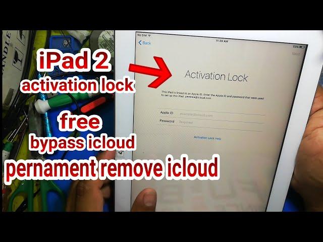 FREE!! iPad 2 iCloud Activation Lock permanently removed A1396 Icloud Bypass