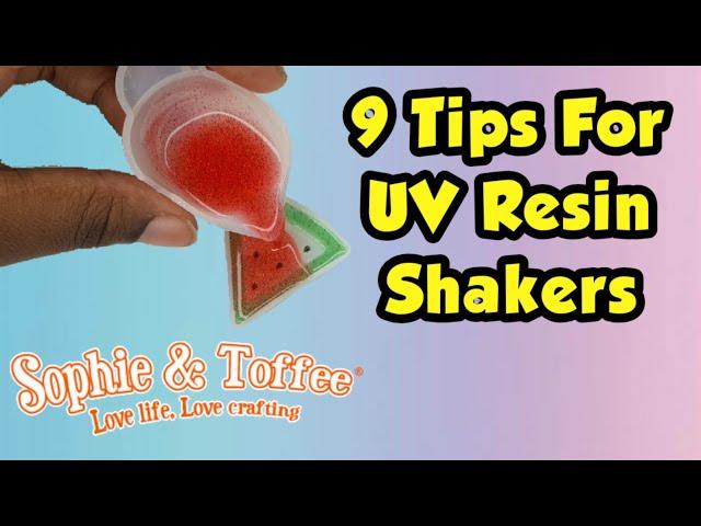 9 Things I Wish I Knew Before Making UV Resin Shakers! Sophie and Toffee September Elves Box