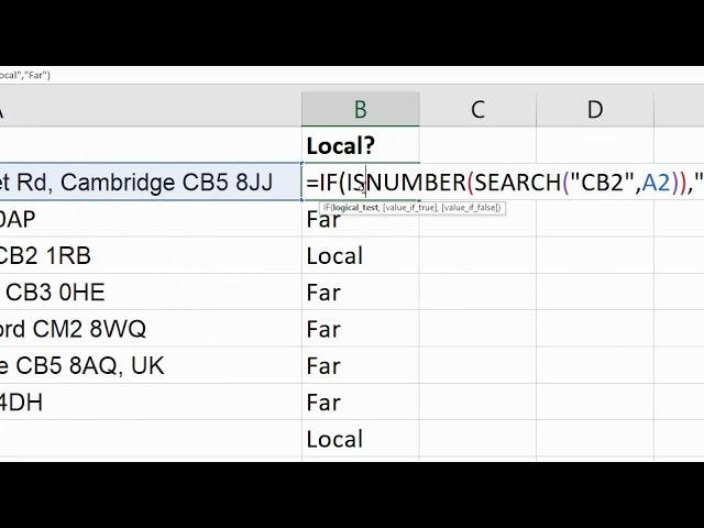 Excel IF Function: If Cell Contains Specific Text - Partial Match IF Formula