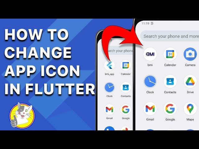 HOW TO CHANGE APP ICON IN FLUTTER