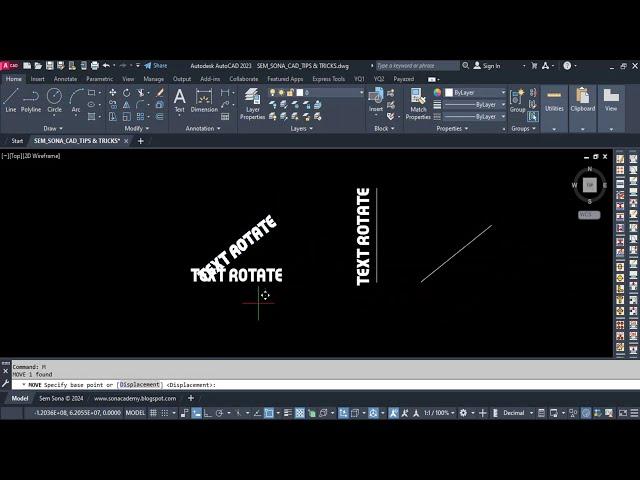 AutoCAD - TORIENT Command