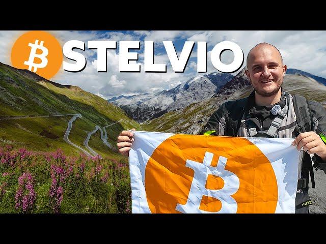 BITCOIN na Passo dello Stelvio  Wyprawa motocyklowa ️