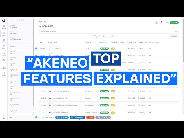 Akeneo Top Features Explained - Trailer | Divante