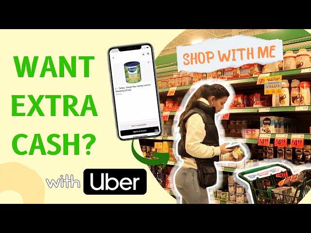 Uber's New Grocery Delivery Feature | My First Impressions Vlog | How to Make Extra Cash