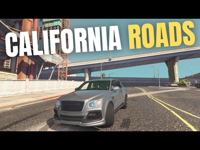 NOVO MOD DE RUAS REALISTAS PARA GTA 5! California Roads Variety Edition