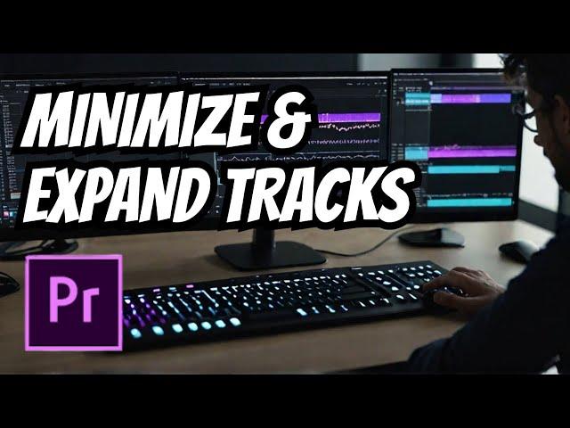 HOW TO MINIMIZE AND EXPAND ALL TRACK LAYERS IN PREMIERE PRO