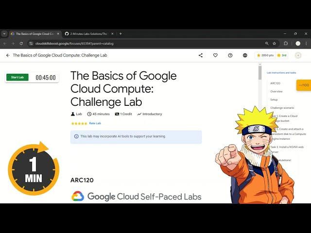 The Basics of Google Cloud Compute: Challenge Lab | #qwiklabs | #ARC120