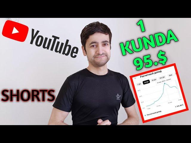 YouTube kanal ochib kuniga 100$ pul topish #pulishlash #telefondapulishlash #youtube