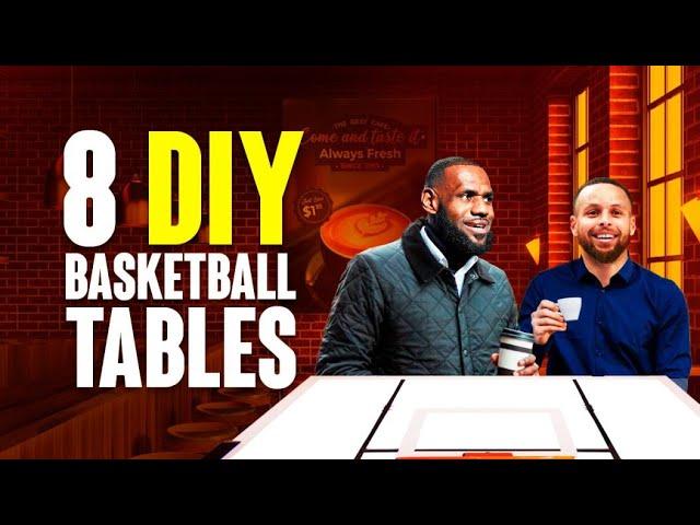 8 DIY Basketball Table IDEAS  | Highlights #Shorts