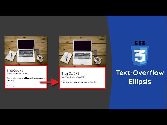 CSS Text-Overflow: Ellipsis | Truncate Text With An Ellipsis