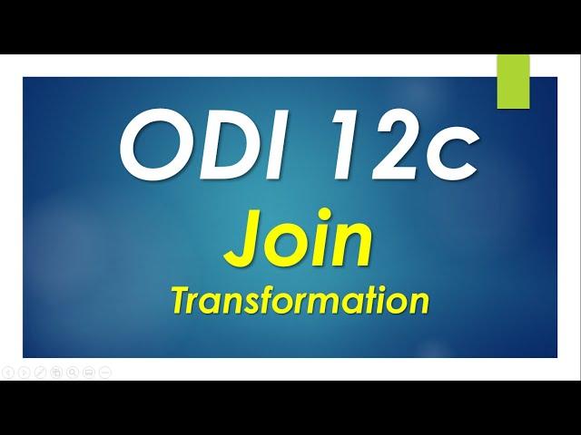 ODI 12C Tutorial - How to Implement Join in ODI 12C Mapping