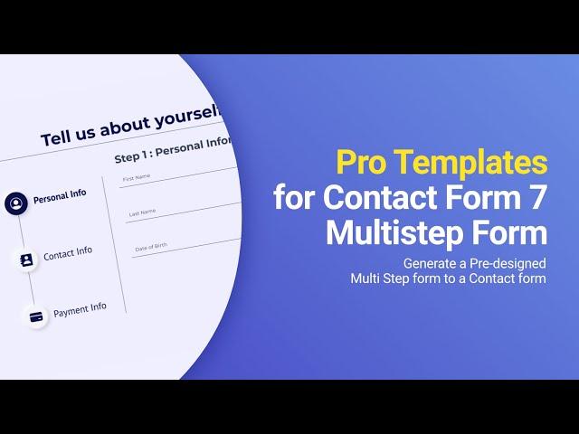 Premium Skins for Contact Form 7 Multi-Step form | Contact Form 7 Templates