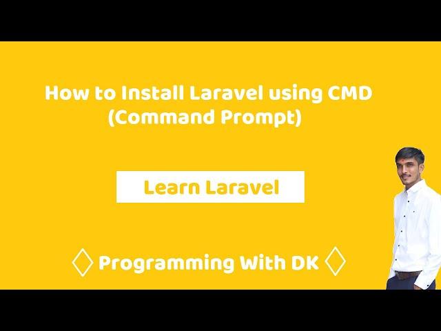 How to Install Laravel using CMD